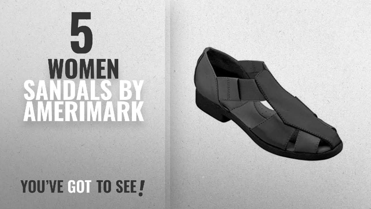 Top 5 Amerimark Women Sandals [2018]: AmeriMark Women's Adult Haley synthetic 8.5 Medium US Women /