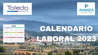 Calendario LABORAL para  2023 💥