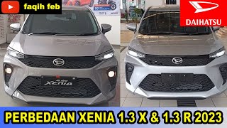 Perbedaan Fitur Daihatsu Xenia 1.3 X dan 1.3 R 2023