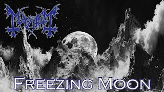 Freezing Moon от Mayhem - с текстами + изображениями, созданными ИИ (Субтитры на русском)