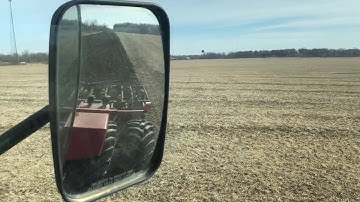 Case IH 9370 with a Krause 15 shank Coulter chisel plow!