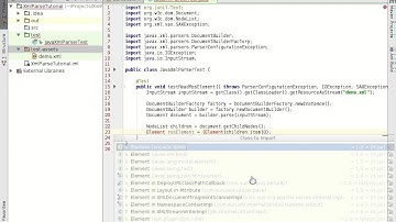 Parse XML using the standard Java DOM parser