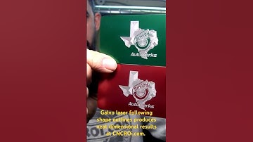 Galvo laser following shape outlines produces neat dimensional results at CNCROi.com. #cnclaser