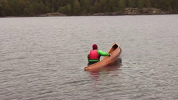 Self-rescue open canoe