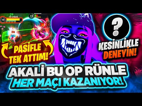 AKALİ BU RÜNLE HER MAÇI TAŞIYOR! SADECE PASİFLE TEK ATIYOR! MUAZZAM HASAR! @shimawr