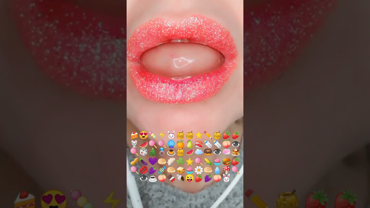 credit to:@SatisfyingLips #asmr #video #eating #viral #asmrsounds #emojichallenge