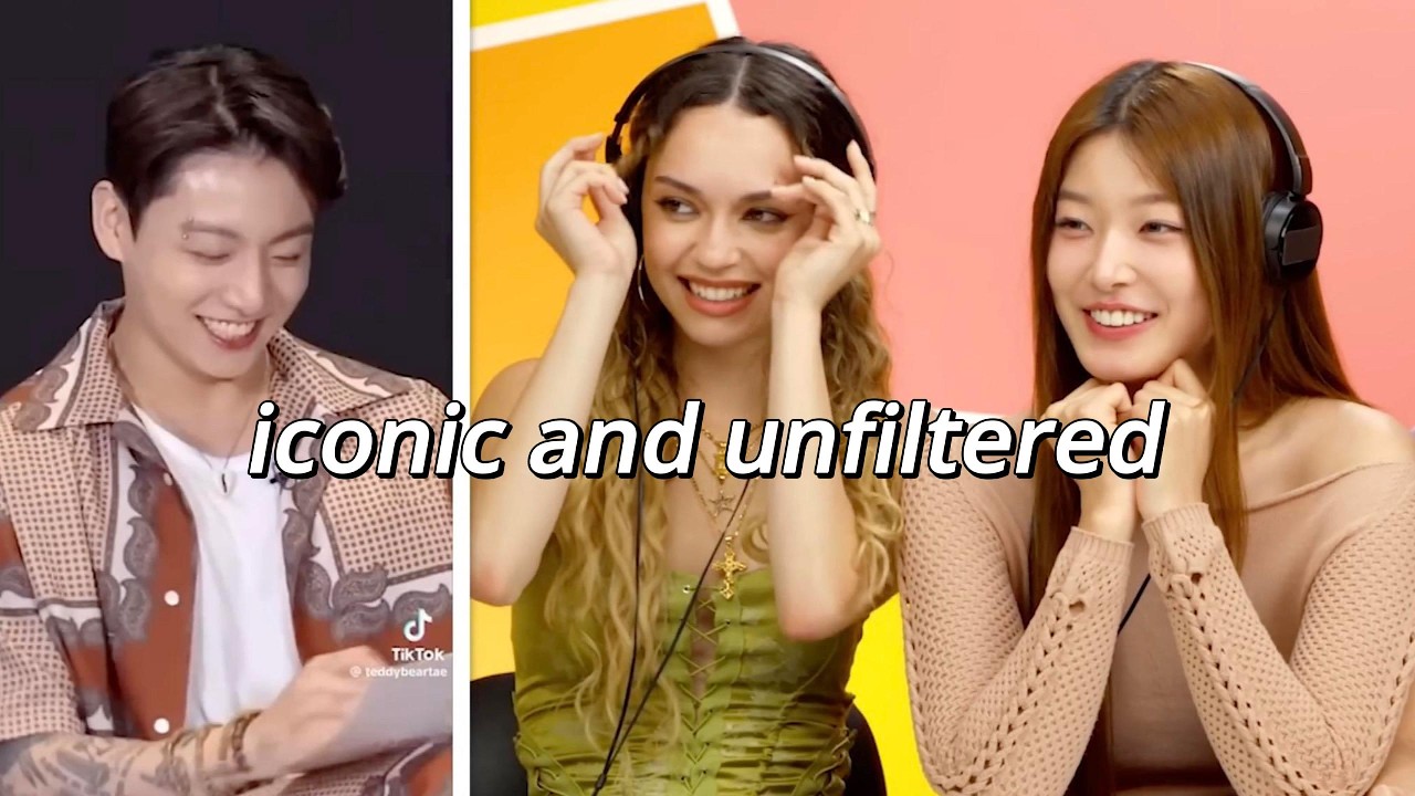 KATSEYE being ICONIC and UNFILTERED in interviews