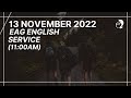 EAG English Service 13 Nov 2022