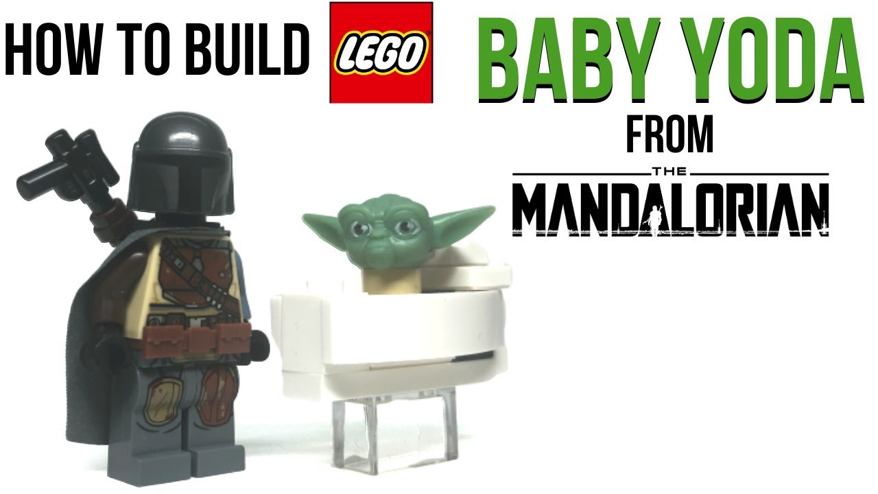 Baby Yoda The Mandalorian Star Wars Lego Moc Minifigure Toys