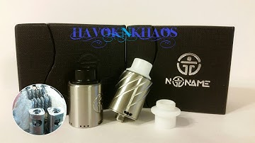 NoName Mods NoPity RDA! Review, Build, Squonk, and Cloud Cap!
