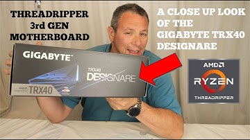 Close up look at the Gigabyte TRX40 Designare | JoeteckTips