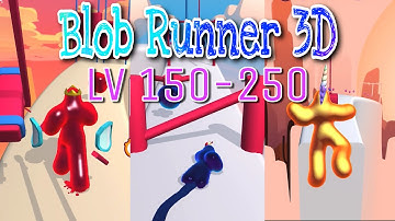 BLOB RUNNER 3D - Full Game - Level 150 to 250 - Alin Games
