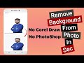 How to remove background from photo  just one click