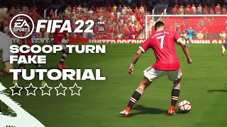 FIFA 22 | SCOOP TURN FAKE TUTORIAL |  PS5 &amp; XBOX Series X/S