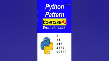 Python Pattern Exercise 42 With Solution #short #python #pattern #exercise #pythonpatterns #coding