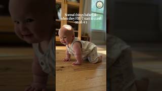 The REAL Reason Babies Faceplant When Learning to Crawl 🫣 #shorts
