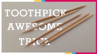 Celebrity Awesome Toothpick Star Trick | Great for Kids | LIFE HACKS Profile
