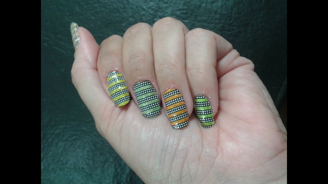 Diseño para fiesta en 5 minutos!! (stickers) nails chermside