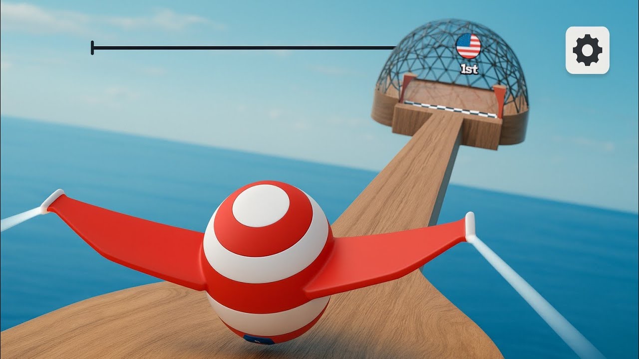 Marble Run 3D Challenge: Can You Reach the Finish Line?
