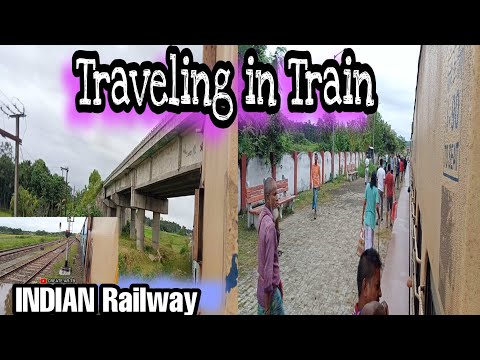Traveling in Train #india Railway #hailakandi #assam