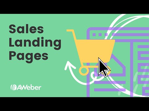 How to create a sales page that converts in AWeber