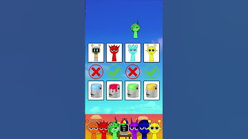 SPRUNKI IQ TEST | Iq Test Challenge (part 2) 🔥 #sprunki #incredibox #animation #shorts