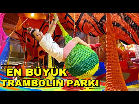 TÜRKİYENİN EN BÜYÜK TRAMBOLİN PARKINA GİTTİM !!!