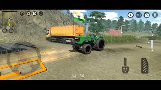 🚜John Deere 5050D With Overloaded  Trolley I Real Indian Tractor Simulator Gameplay🚜 screenshot 3