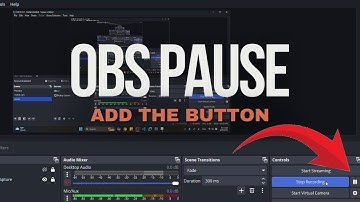 Pause Button not Showing in OBS | How do I Pause Recording on OBS 2025