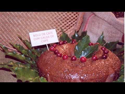 Receitas com Café - Bolo de Café - Cursos CPT