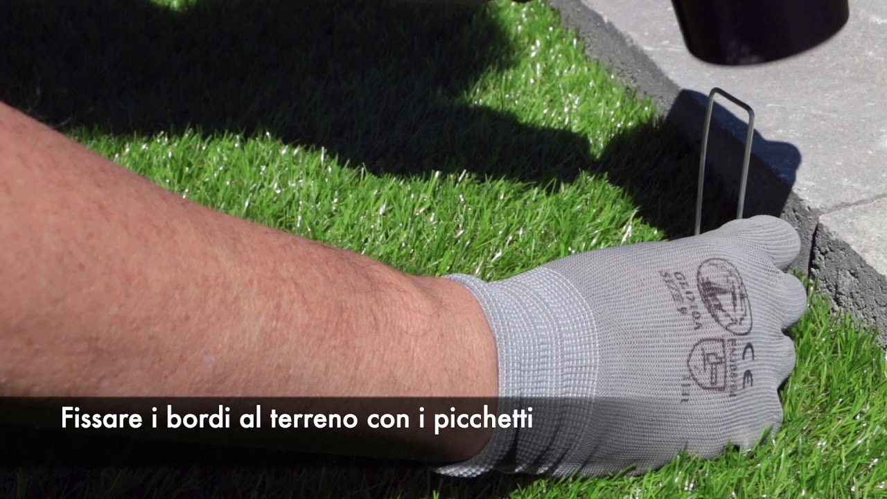 Picchetti da Giardino da 15,2 Cm Zincati, Tappeto Erboso Tipo
