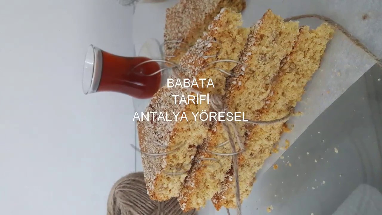 BABATA TARİFİ /👍👍👍/ ANTALYA YÖRESEL / BAYATLAMAYAN KEK / KURABİYE KEK
