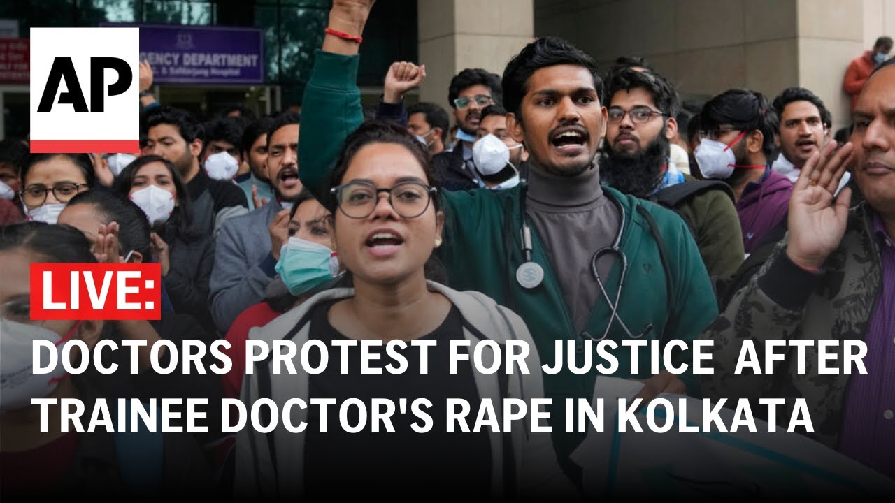 LIVE: Delhi doctors protest for justice and safety after trainee doctor ...