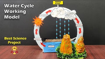 How To Make Water Cycle Working Model || Science Project|| Science working on #school #experiment
