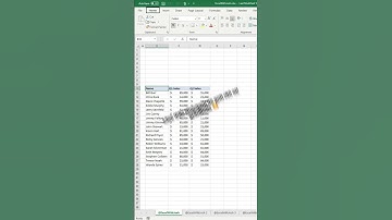 Excel Tip: Remove Gridlines!