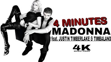 [4K] Madonna - 4 Minutes feat. Justin Timberlake & Timbaland (Music Video)