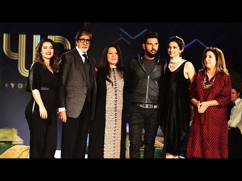 Deepika, Kajol, Amitabh Bachchan's RAMP WALK At Yuvraj Singh's YOUWECAN Fashion Launch