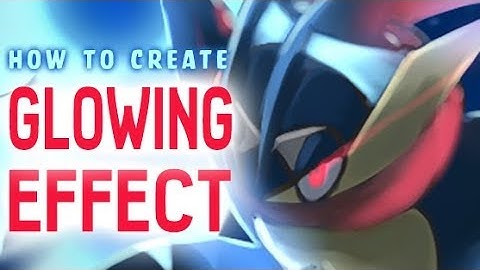 [Medibang Paint Pro desktop version how to] Glowing Effect