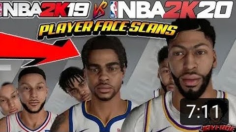 NBA 2k19 vs NBA 2k20 Face /Graphic Comparison /All New FaceScans
