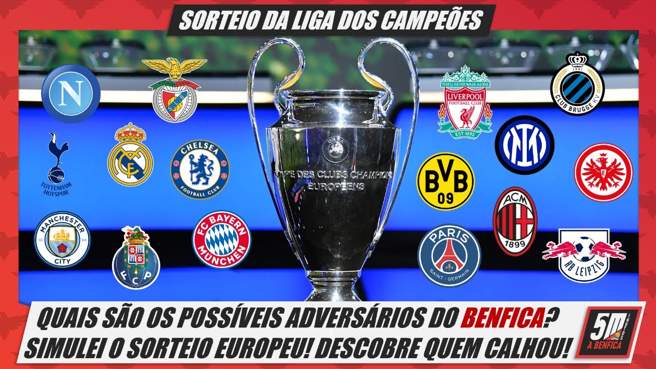 Já estão definidos os adversários para os paly-offs da Liga dos Campeões da  UEFA