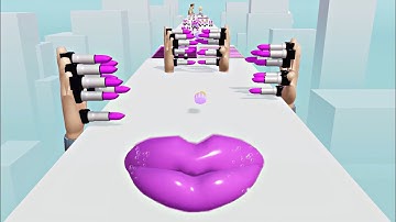 Lip Runner👄👄 💝IN NEW LEVELS Gameplay Walkthrough Android, iOS BIG UPDATE 2022