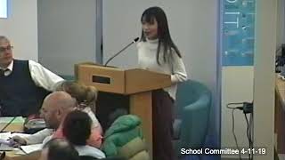 School Committee 4 -11- 19