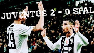 Ronaldo Scoring again!!! SPAL has been defeated by Juventus 2 - 0