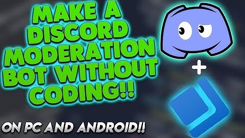 How to make a Basic Moderation bot for discord in 4 mins!! (No Coding!!) [Outdated]