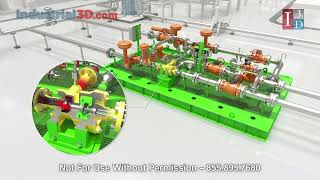 DXP: IsoBoost Energy Recovering System for Gas Treating Industrial 3D Animation | I3D