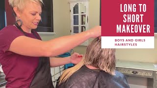 Long Hair to Short Bob Haircut for Women Over 50 - See the Dramatic Transformation!