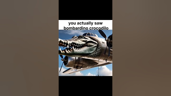 you actually saw bombardino crocodilo #goviral #memes #funny #bombardinocrocodilo