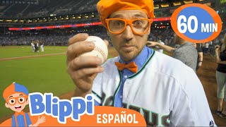 Blippi visita un estadio de beisbol | Aprende con blippi | Videos educativos para niños