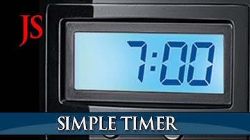 JAVASCRIPT Simple timer function
