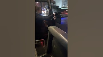 MTA Bus Driver Driving with ONLY ONE HAND on the steering wheel (1)